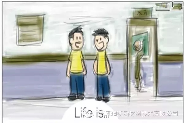 人生就是。。。 和好朋友在教室外面一起罰站